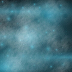 "Foggy night sky: Universe filled with stars, nebula, and galaxy." © лиля смирнова