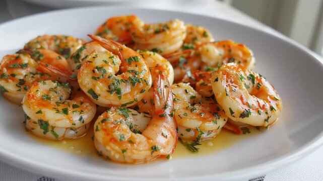 sizzling garlic butter shrimp