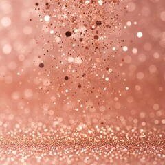 Rose gold dust glitter abstract background with soft metallic shimmer, modern luxury texture perfect for fashion