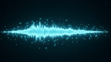 abstract blue wave background