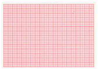 A5 Seite blanko Template als Millimeterpapier analog gedruckt in rosarot