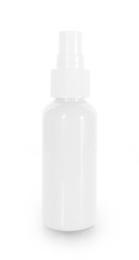 plastic spray bottle isolated on white background.