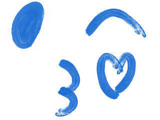 Fototapeta premium hand drawn font, Colorful crayon emoji faces in doodle style. Hand drawn cartoon emoticons with different moods and feelings.