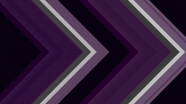 Dynamic purple and gray chevron pattern with modern design elements