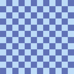 Fototapeta premium Blue and Light Blue Checkered Pattern