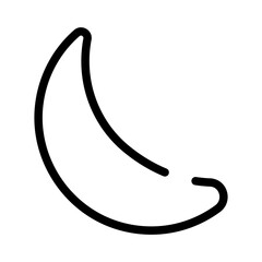 Banana icon in flat design vector illustration