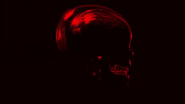 Red Cyber Core Abstract Techno VJ Loop Seamless HD