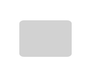 Blank frame shape isolated on transparent background