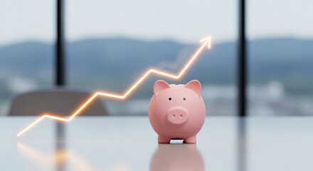 Business growth and investment success with financial analysis, data-driven strategies, upward market trends, and innovative digital technology solutions