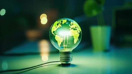 Eye-catching decorative globe made from recycled materials with LED light illumination. Perfect for home decor or as a thoughtful gift to promote environmental awareness.