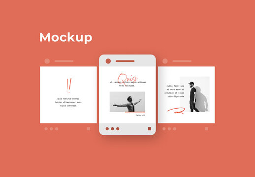 Mockup For Social Media Posts