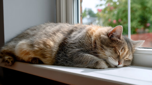 Domestic cat with signs of obesity thick belly and swollen fat muzzle. Sedentary lifestyle pet. Disease. Laziness. problems associated obesity due greater amount food treats we consume unhealthy diet