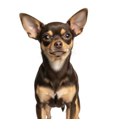 Chihuahua puppy isolated on transparent background