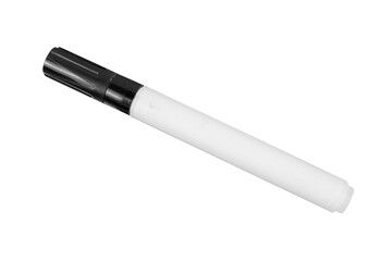 white pen or thick marker isolated on white or transparent png