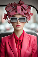 Surreale Fashion und Portr&auml;ts mit klarer Bildsprache, starken Farben und grafischer Komposition. Die Kollektion verbindet Mode, Design und visuelle Irritation zu zeitgem&auml;&szlig;en Editorial-Motiven.