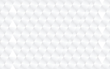 Fototapeta premium White Minimal Geometric Triangle Pattern Background