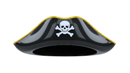 Pirate Hat with Skull and Crossbones