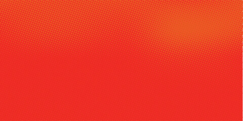 Bright Red pop art background with halftone dots in retro comic style, vector illustration backdrop template for your design