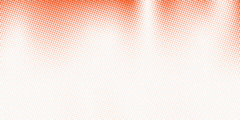 Bright Red pop art background with halftone dots in retro comic style, vector illustration backdrop template for your design