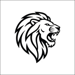 Fototapeta premium lion logo vector, 
