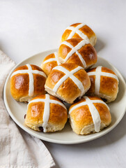 Happy Easter greeting card with spring Easter background