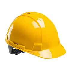 Fototapeta premium Yellow Hard Hat image graphic isolated on a transparent background