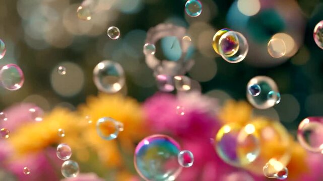 abstract background with bubbles