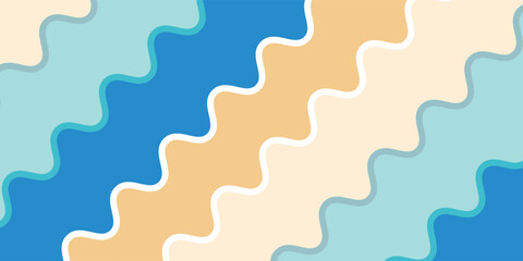 abstract blue wave strips background design