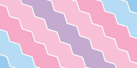 colorful zig zag papercut background design