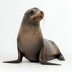 Fototapeta premium New Zealand sea lion resting on beach