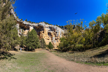 Rock gates. Sunny day.