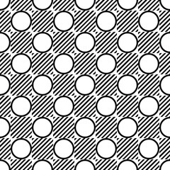 seamless pattern of square lines and circles for background, greeting card, packaging, texture, fabric pattern, wallpaper, wall decoration