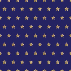 gold stars seamless pattern for background, fabric motif, tile texture, wrapping paper, wallpaper
