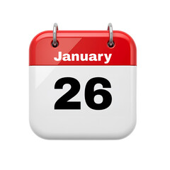 January - 26 calendar