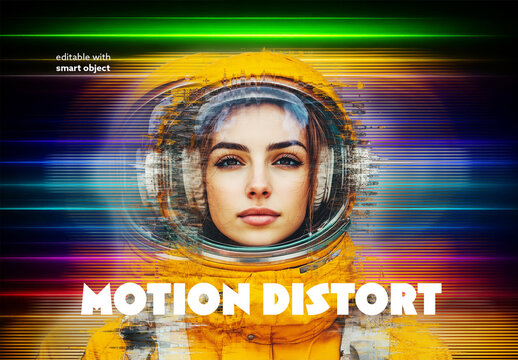 Motion Distort Photo Effect
