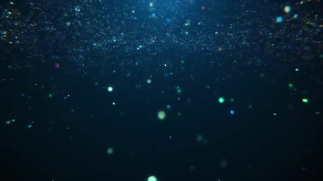 A celestial scene displaying stars in a dark night sky viewed from a terrestrial perspective.
