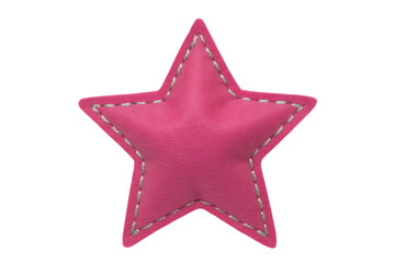 Bright pink star shaped decoration