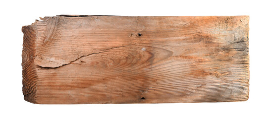 Old wooden sign board background. plank wood isolated for design art work or add text message. 