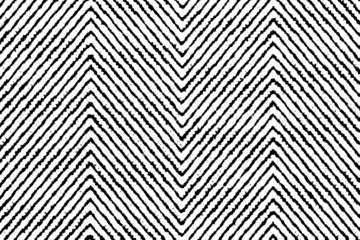 Symmetrical chevron pattern formed by rough, grunge-style black lines on a transparent background.
