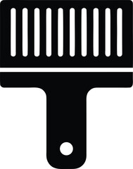 Barcode label silhouette on transparent background