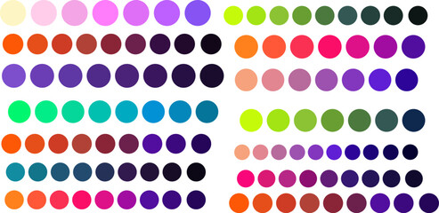Colorful dots pattern design element