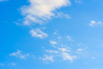 Obraz premium Beautiful sky with white cloud.