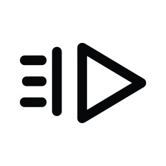 Play Button Icon Symbol Vector Illustration