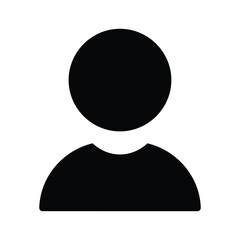 Anonymous User Icon - Simple Profile Illustration