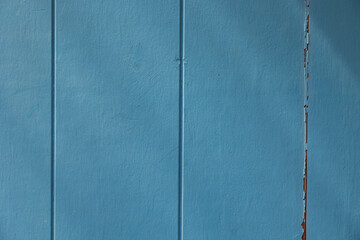 sfondo di parete fatto di tavole di legno di color azzurro