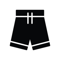 Beach pant, man shorts icon