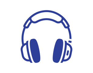 Wireless earphones shown as a vector graphic.