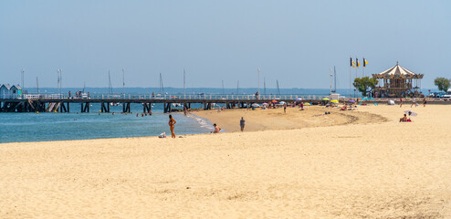Obraz premium Beach scenery near Arcachon
