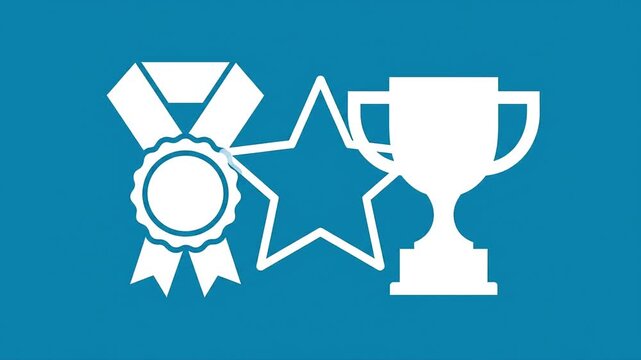 incentive and reward Flat 2D vector outline illustration animation