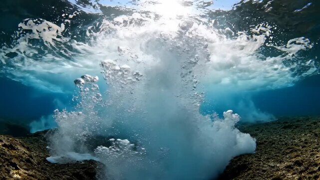 Underwater Eruption - A Dynamic Display of Natures Power and Beauty.